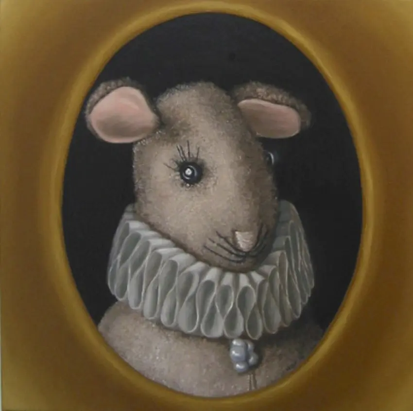 Portrait of a Lady in Waiting to the Infante Lola (after Velasquez and Rubens)