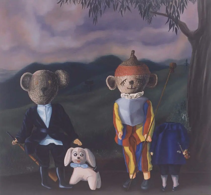 Jemima and Lorelei Dressed as Hunters (after Velasquez)