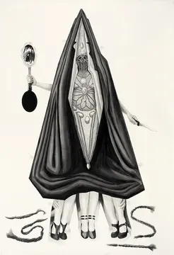 She broods over the world