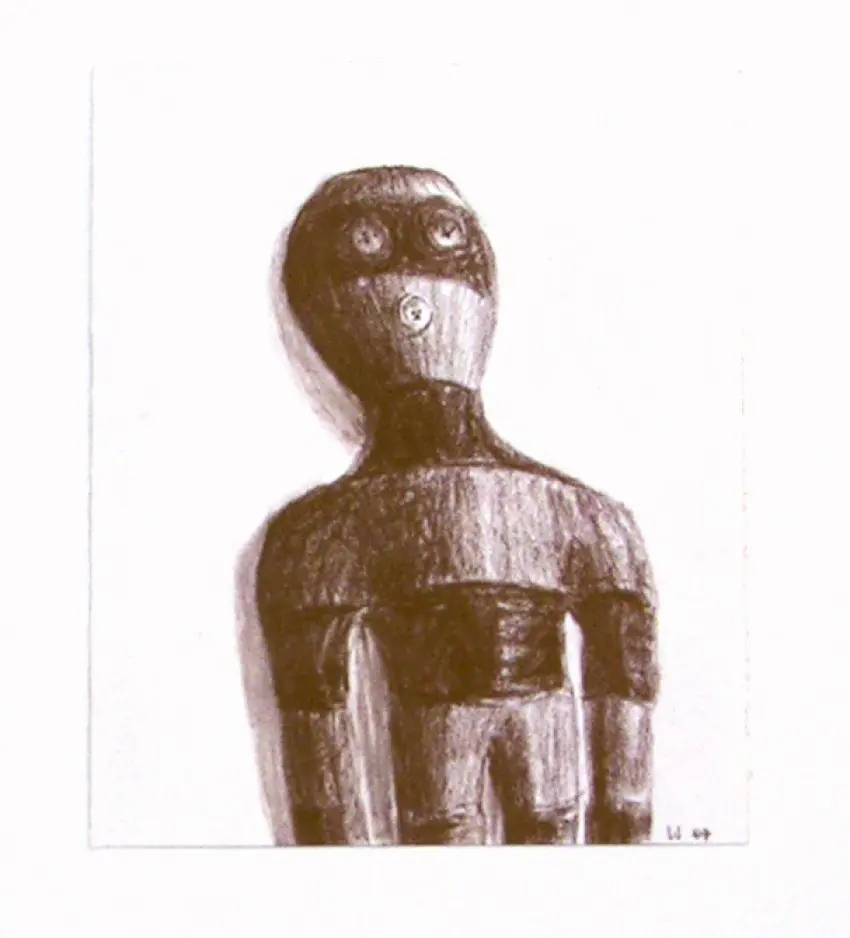 Studies for unknown paintings: My Wandjina