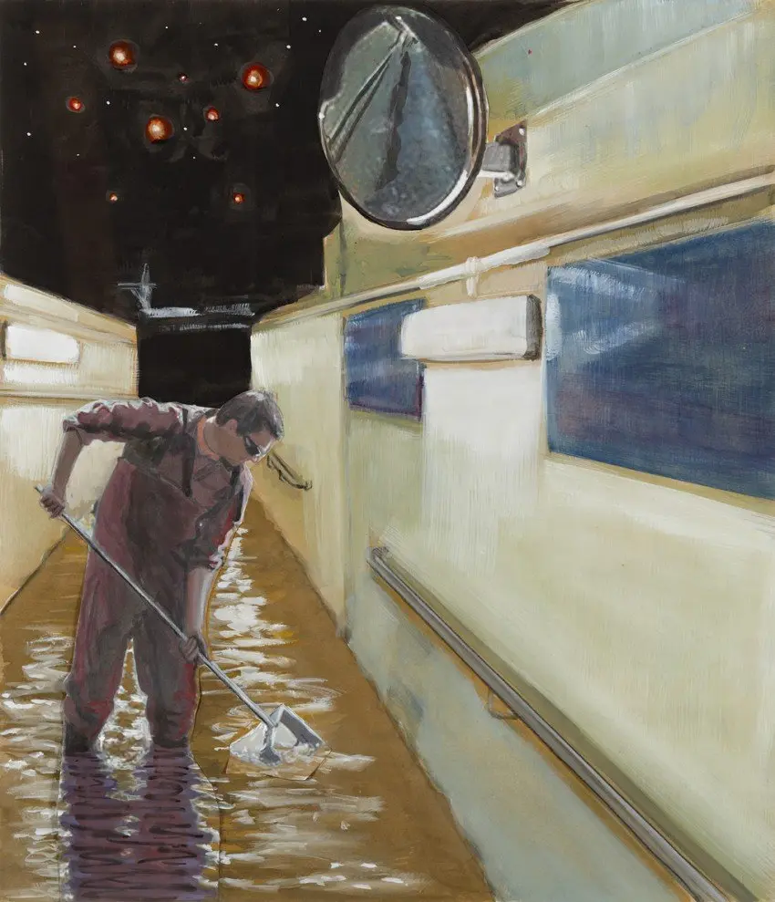 Collage study for Floodfall